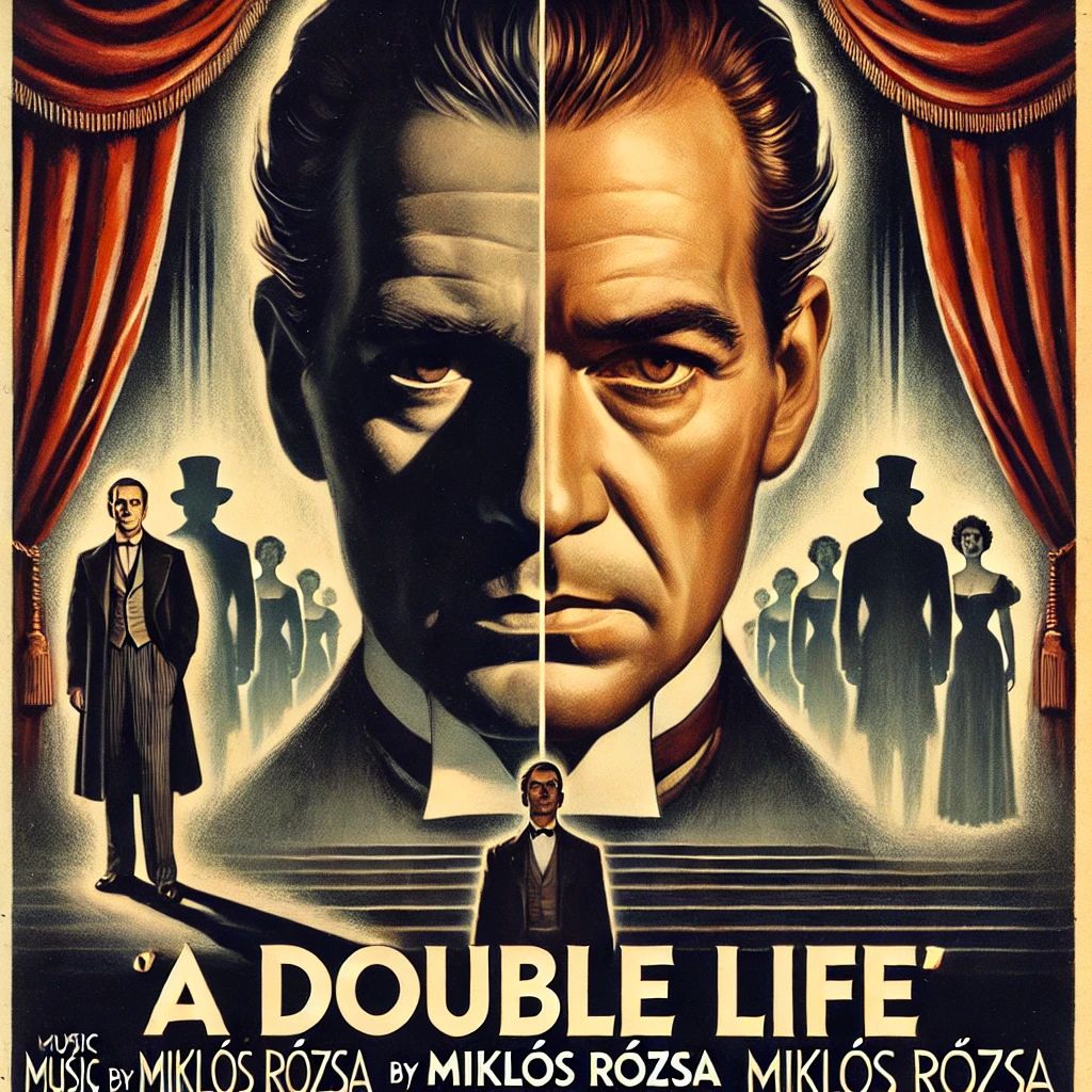 A Double Life — film score poster art