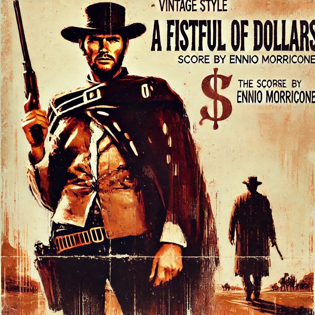 A Fistful of Dollars — film score poster art