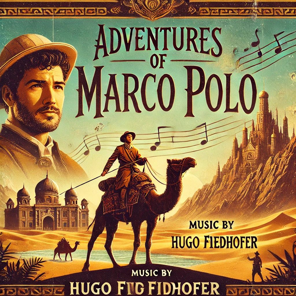 Adventures of Marco Polo — film score poster art