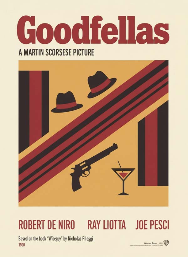 Goodfellas (1990) reimagined minimalist movie poster