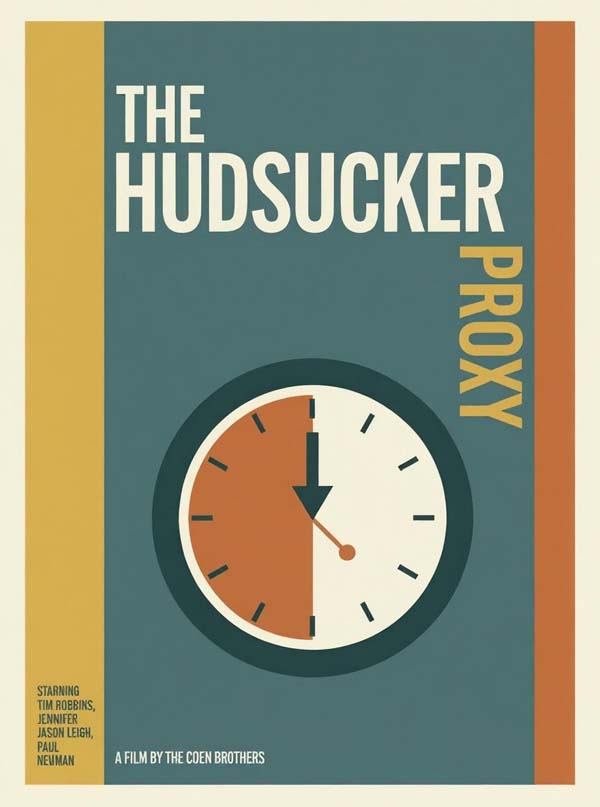Hud (1963) reimagined minimalist movie poster