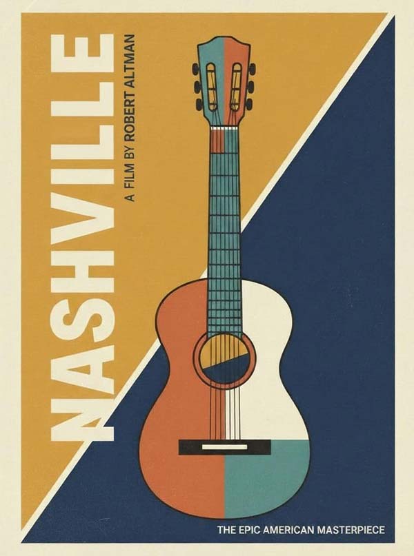 Nashville (1975) reimagined minimalist movie poster