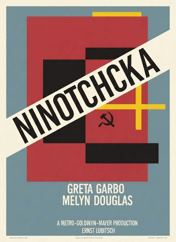Ninotchka (1939) reimagined minimalist movie poster