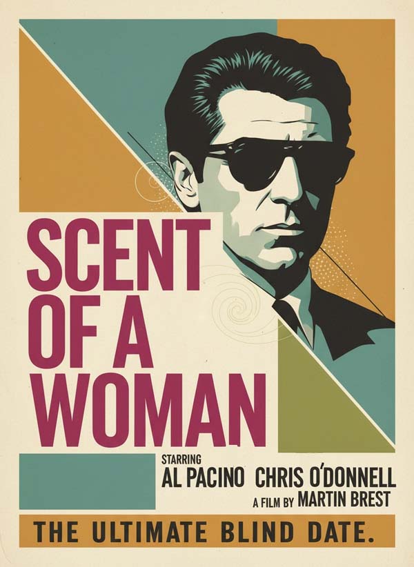 Scent of a Woman (1992) reimagined minimalist movie poster