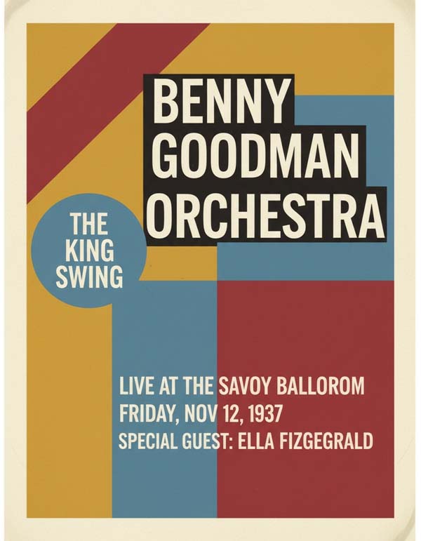Benny Goodman reimagined jazz musician portrait