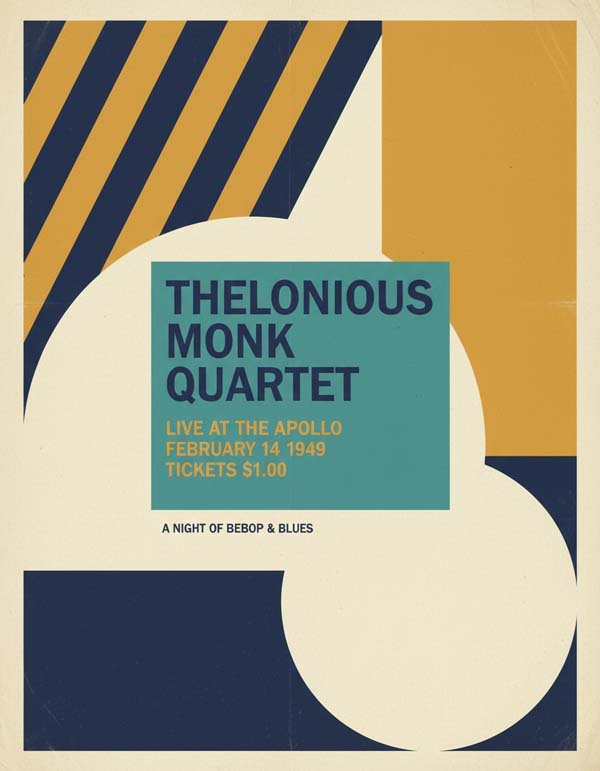 Thelonious Monk reimagined jazz musician portrait