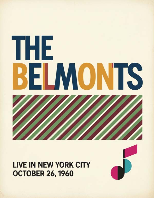 The Belmonts reimagined popular music group portrait