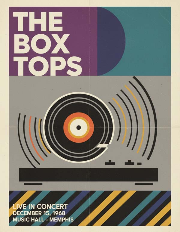 The Box Tops reimagined popular music group portrait