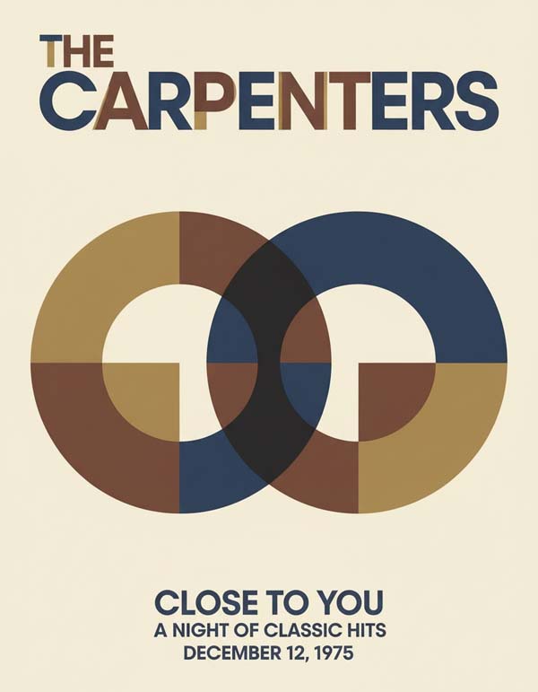 The Carpenters reimagined popular music group portrait
