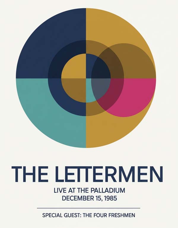 The Lettermen reimagined popular music group portrait