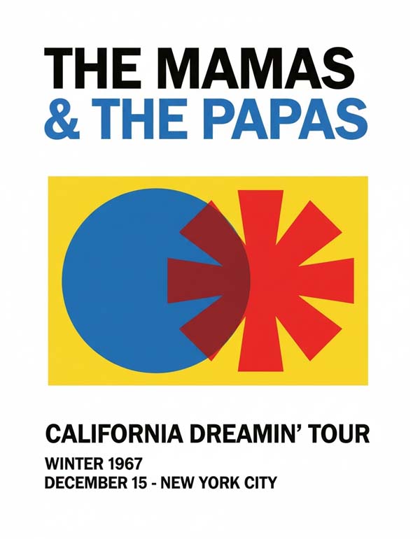 The Mamas & the Papas reimagined popular music group portrait
