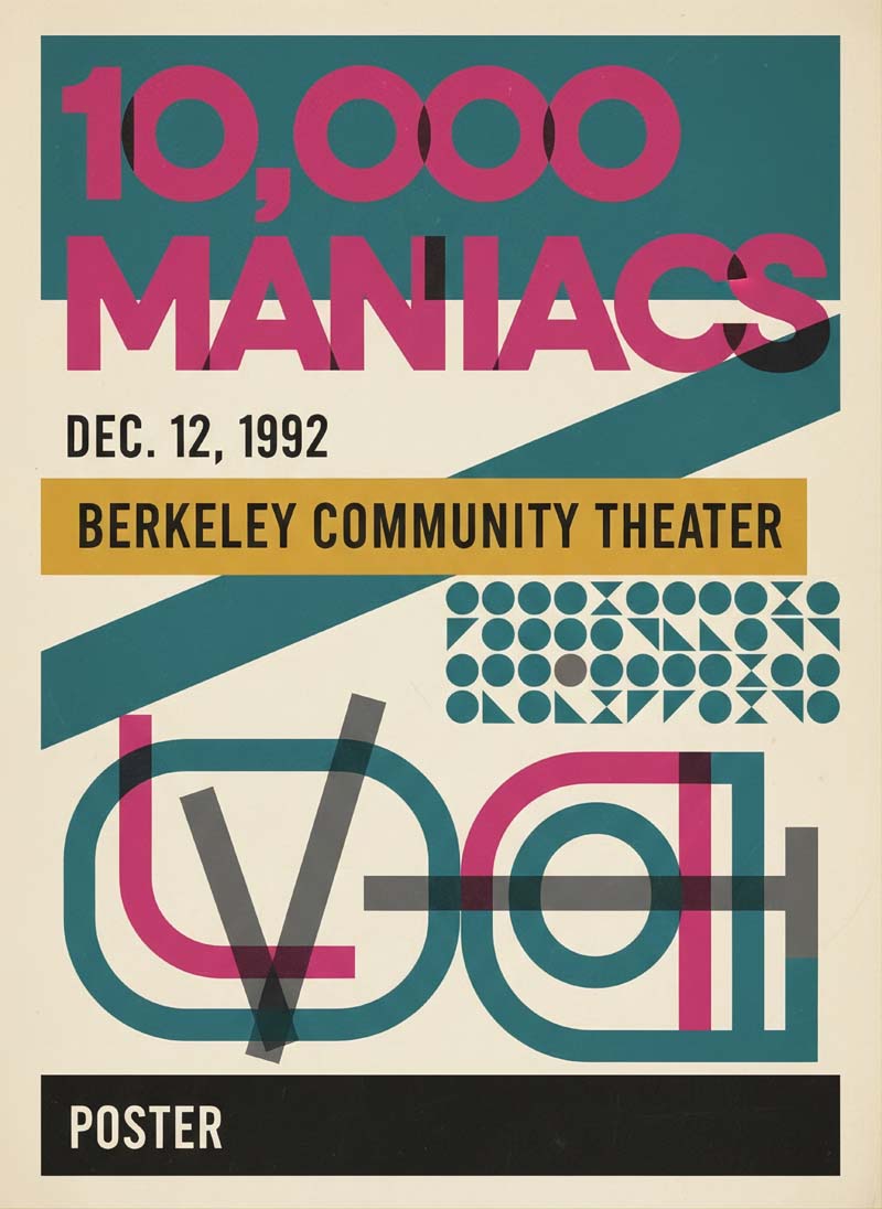 10,000 Maniacs reimagined rock musician portrait