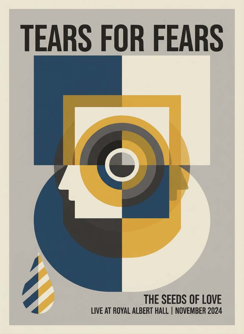 Tears for Fears reimagined rock musician portrait