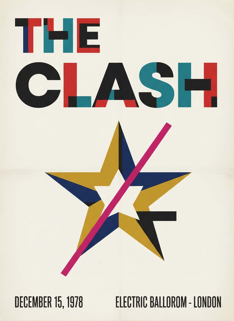 The Clash reimagined rock musician portrait