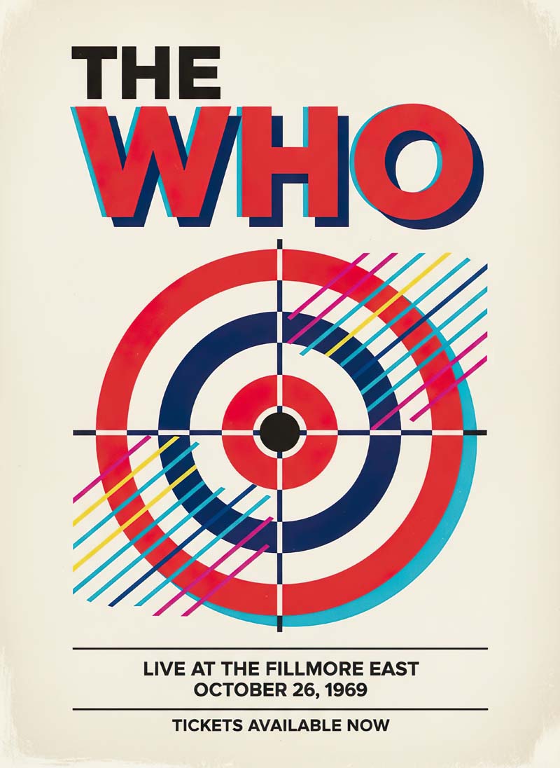 The Who reimagined rock musician portrait