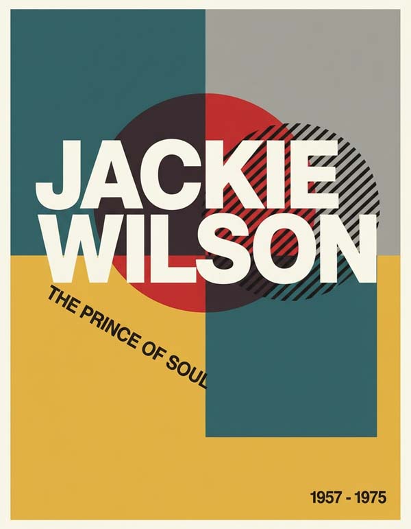 Jackie Wilson reimagined singer portrait