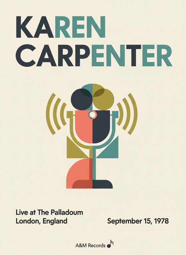 Karen Carpenter reimagined singer portrait