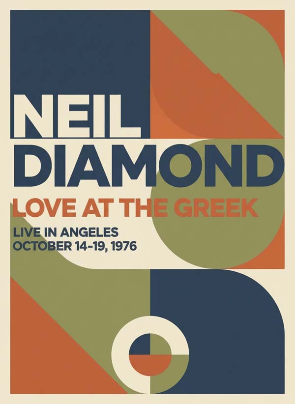 Neil Diamond reimagined singer portrait